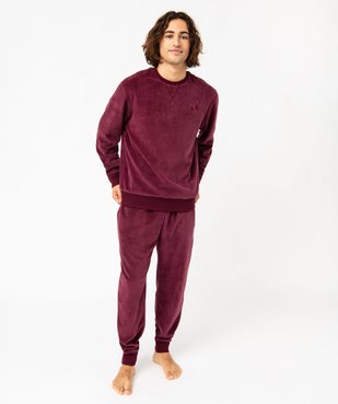 Pyjama en velours 2 pièces homme vue1 - GEMO(HOMWR HOM) - GEMO
