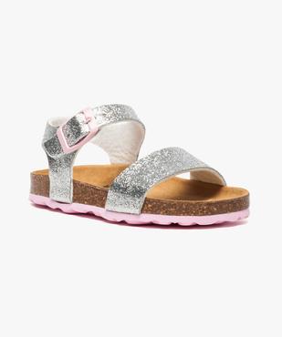 Sandales à brides avec semelle en liège vue2 - GEMO (ENFANT) - GEMO