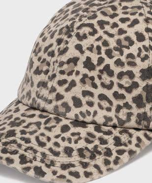 Casquette à imprimé léopard femme vue3 - GEMO (ACCESS) - GEMO