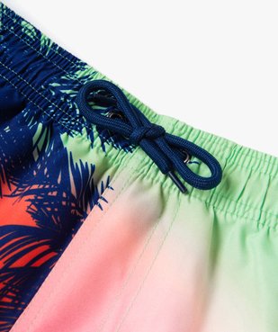 Short de surf garçon à motifs palmiers vue2 - GEMO (JUNIOR) - GEMO