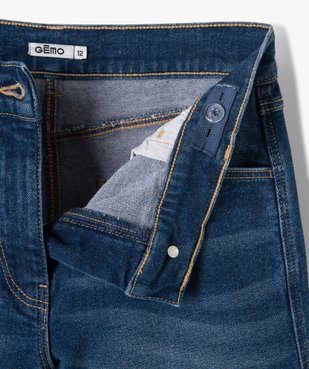 Short fille en jean avec revers cousus vue2 - GEMO 4G FILLE - GEMO