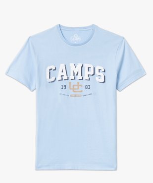Tee-shirt à manches courtes avec inscription homme - Camps United vue4 - CAMPS G4G - GEMO