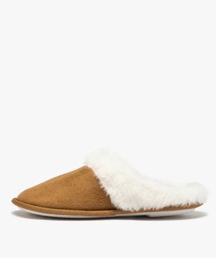 Chaussons femme mules plates à doublure douce vue3 - GEMO(HOMWR FEM) - GEMO