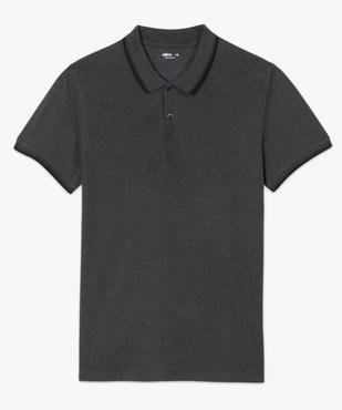 Polo homme à manches courtes 100% coton bio vue4 - GEMO (HOMME) - GEMO
