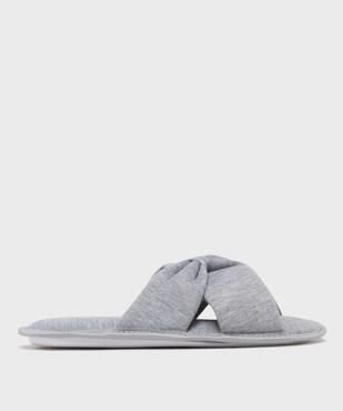 Mules d’intérieur ouvertes à brides croisées femme vue1 - GEMO(HOMWR FEM) - GEMO