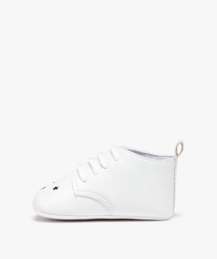 Chaussons de naissance bébé garçon unis vue3 - GEMO 4G BEBE - GEMO