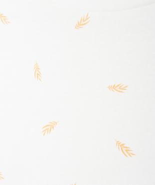 Tee-shirt fille à manches courtes et petits motifs dorés vue2 - GEMO (ENFANT) - GEMO