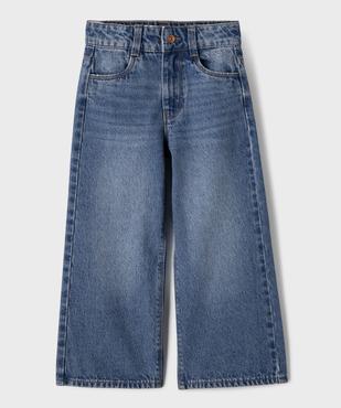 Jean Wide leg avec taille ajustable fille vue5 - GEMO 4G FILLE - GEMO