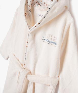 Robe de chambre en maille peluche fille - LuluCastagnette vue3 - LULUCASTAGNETTE - GEMO