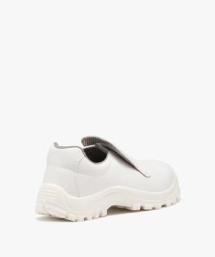 Chaussures de sécurité homme unies à enfiler avec col élastique vue4 - SANS MARQUE - GEMO