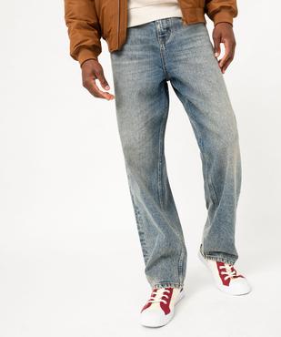 Jean large délavé homme vue1 - GEMO (HOMME) - GEMO