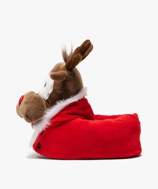 Chaussons garçon 3D spécial Noël en forme de renne vue3 - GEMO 4G GARCON - GEMO