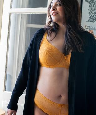 Shortie femme grande taille en tulle et dentelle vue6 - GEMO(HOMWR FEM) - GEMO