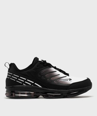 Baskets bicolore à lacets homme - Airness vue1 - AIRNESS - GEMO