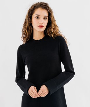Robe pull coupe évasée femme vue2 - GEMO(FEMME PAP) - GEMO