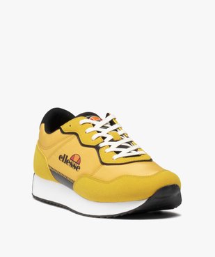 Baskets homme à lacets bi-matière - Ellesse vue3 - ELLESSE - GEMO