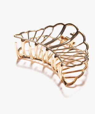 Pince crabe femme forme demi-lune en métal vue2 - GEMO (ACCESS) - GEMO