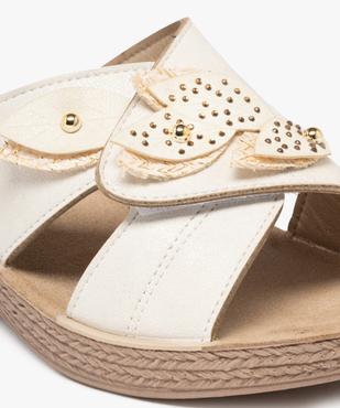 Sandales confort forme mule femme avec fermeture scratch vue6 - G'FLEX - GEMO