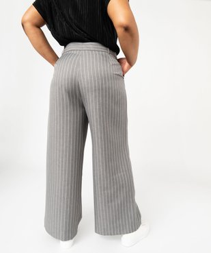 Pantalon de tailleur large femme grande taille vue3 - GEMO (G TAILLE) - GEMO