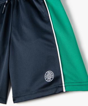 Bermuda garçon bicolore spécial sport vue2 - GEMO (ENFANT) - GEMO
