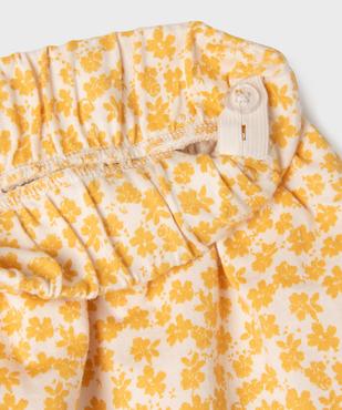 Jupe en maille à volant et taille élastique fille vue2 - GEMO (ENFANT) - GEMO
