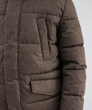 Doudoune matelassée déperlante avec capuche et col montant homme vue5 - GEMO 4G HOMME - GEMO