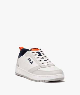 Baskets homme à lacets avec semelle épaisse bicolore - Fila vue3 - FILA - GEMO