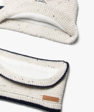 Ensemble 2 pièces bébé écharpe et bonnet - LuluCastagnette vue2 - LULUCASTAGNETTE - GEMO