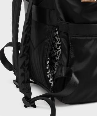 Sac à dos spécial ordinateur avec touches métallisées femme vue4 - GEMO (ACCESS) - GEMO