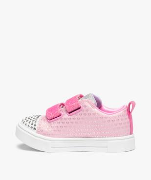 Baskets fille en toile à bout lumineux – Skechers Twinkle Toes vue3 - SKECHERS - GEMO