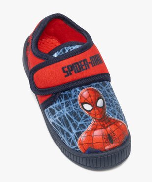 Chaussons garçon pantoufles à scratch - Spiderman vue5 - SPIDERMAN - GEMO