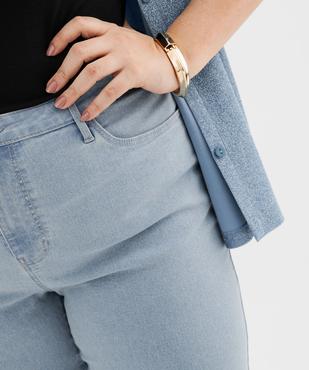 Bermuda en jean à revers femme grande taille vue10 - GEMO 4G GT - GEMO