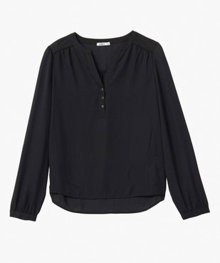 Blouse femme avec manches longues retroussables  vue4 - GEMO(FEMME PAP) - GEMO