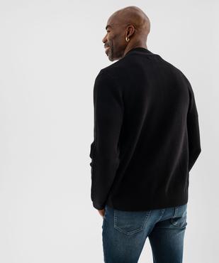 Gilet zippé à col montant homme vue4 - GEMO (HOMME) - GEMO