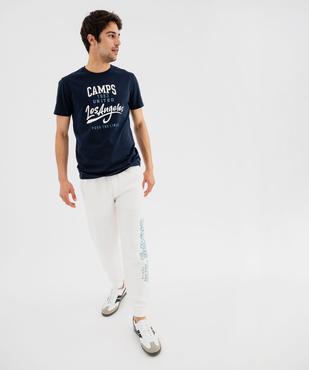 Tee-shirt manches courtes imprimé homme - Camps United vue5 - CAMPS GEMO FOR GOOD - GEMO