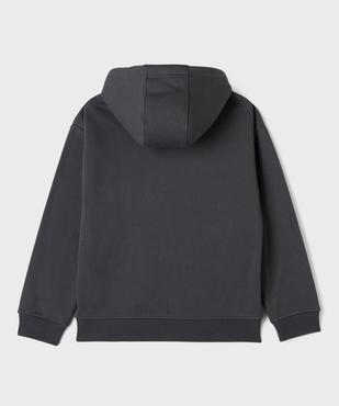 Sweat zippé à capuche avec intérieur chaud garçon vue5 - GEMO (JUNIOR) - GEMO