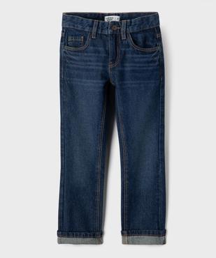 Jean regular délavé à taille réglable garçon vue1 - GEMO 4G GARCON - GEMO