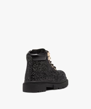 Boots fille fourrées dessus à strass vue4 - GEMO(BEBE DEBT) - GEMO