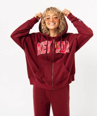 Sweat zippé à capuche coupe oversize femme - Camps United vue1 - CAMPS UNITED - GEMO