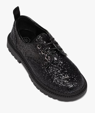 Derbies filles pailletées à semelle crantée vue5 - GEMO (ENFANT) - GEMO