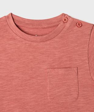 Tee-shirt à manches courtes imprimés bébé garçon (lot de 2) vue3 - GEMO 4G BEBE - GEMO
