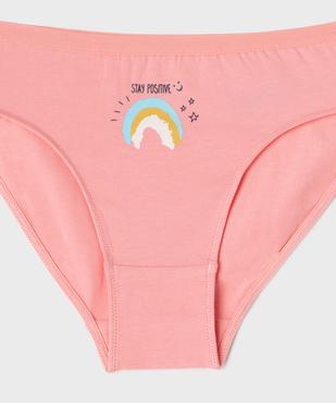 Culottes en coton stretch motifs féeriques fille (lot de 3) vue2 - GEMO 4G FILLE - GEMO