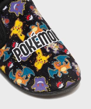 Chaussons pantoufles en velours imprimé Pikachu garçon - Pokémon vue6 - POKEMON - GEMO