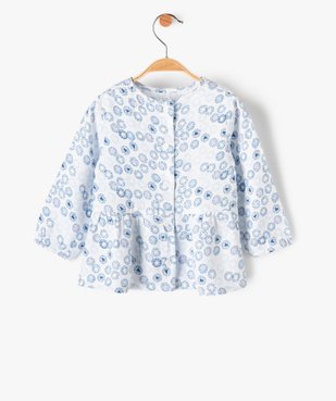 Blouse bébé fille manches longues à motifs - LuluCastagnette vue3 - LULUCASTAGNETTE - GEMO
