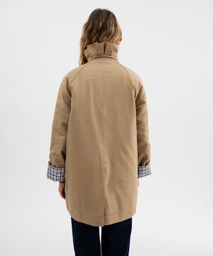 Imperméable col plissé femme vue3 - GEMO(FEMME PAP) - GEMO