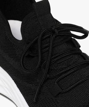 Baskets homme unies en mesh à col élastique et souple  vue6 - BOTTESINI - GEMO