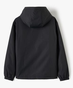 Blouson garçon coupe-vent imperméable avec capuche vue3 - GEMO (ENFANT) - GEMO