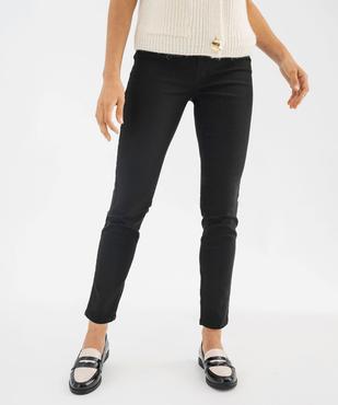 Pantalon slim avec taille élastique femme vue1 - GEMO(FEMME PAP) - GEMO