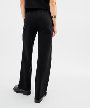  Pantalon de tailleur à taille élastiquée femme vue3 - GEMO(FEMME PAP) - GEMO