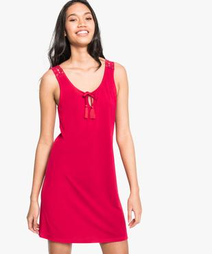 Nuisette à dos dentelle vue1 - GEMO(HOMWR FEM) - GEMO